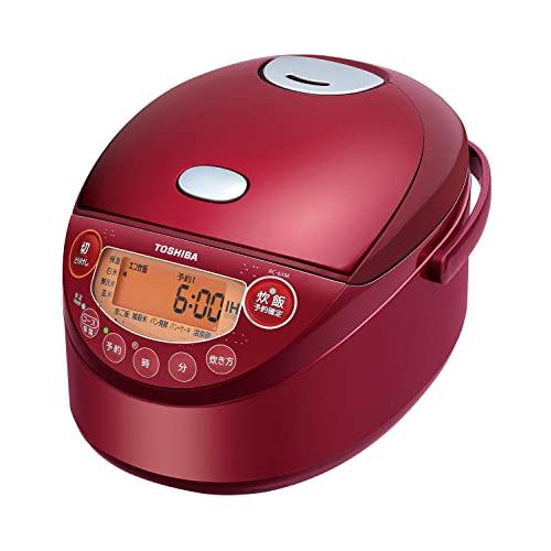 東芝 炊飯器 3.5合 一人暮らし IHジャー炊飯器 保温白米24時間 RC-6XM(R) 備長炭鍛...