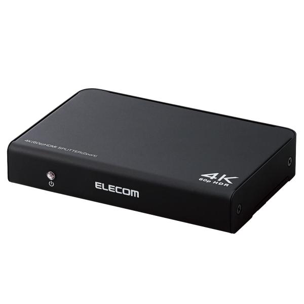 エレコム HDMI分配器 4K 60Hz(18Gbps) 1入力 2出力 HDCP2.2対応 VSP...