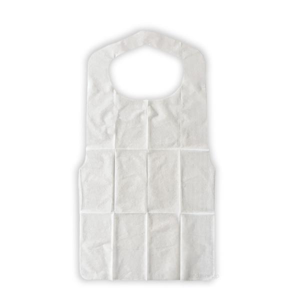 きんだい 使い捨てソフトエプロン 白（不織布タイプ）100枚入