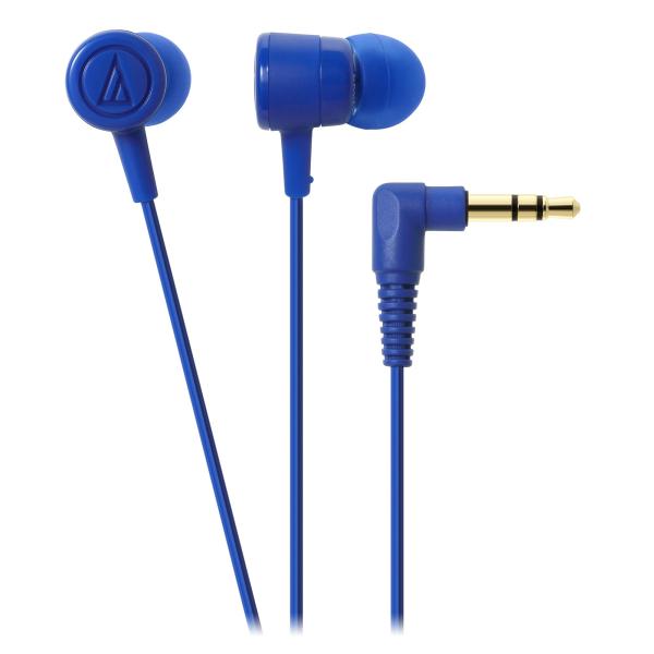 オーディオテクニカ カナル型イヤホン ブルー ATH-CKL220 BL