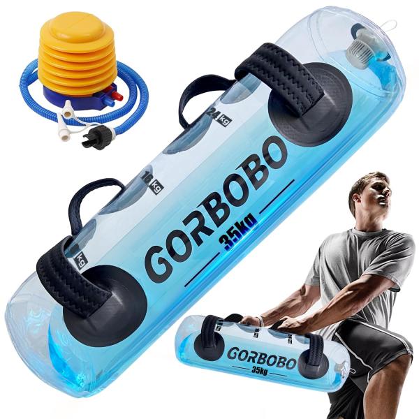 Gorbobo ウォーターバッグ 体幹トレーニング 最大35kg 筋トレ器具 コアトレーニング ウォ...