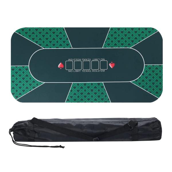 トレカ天国 ポーカー マット テキサスホールデム プレイマット カジノ 収納袋付き ６０ｃｍ×１２０...