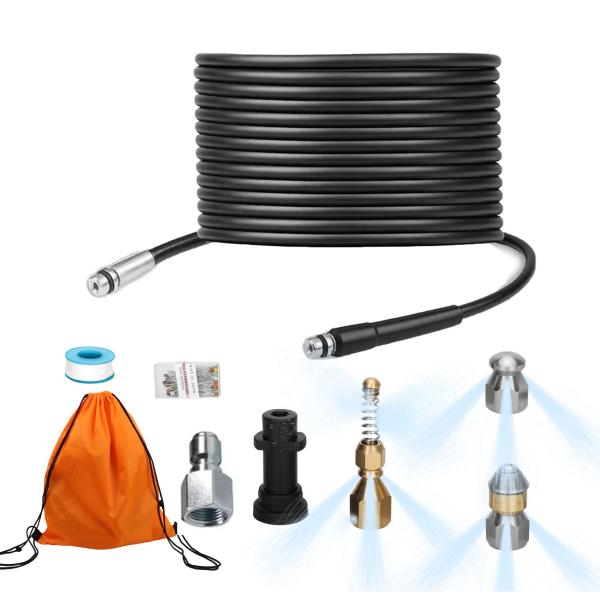 ankonパイプクリーニングホース ケルヒャー 15m 高圧洗浄機K2 K3 K4 K5 K7 Kシ...