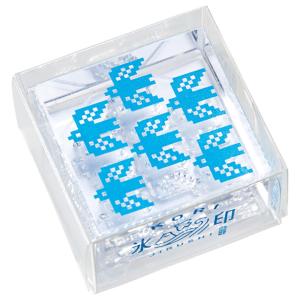 キングジム スタンプ 透明スタンプ 「氷印」 大サイズ トリ CLS33-002