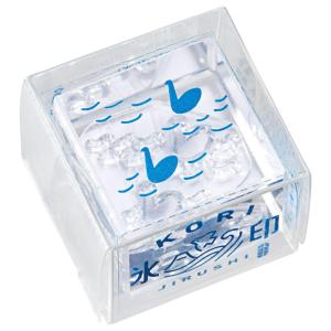 キングジム スタンプ 透明スタンプ 「氷印」 小サイズ スワン CLS22-014