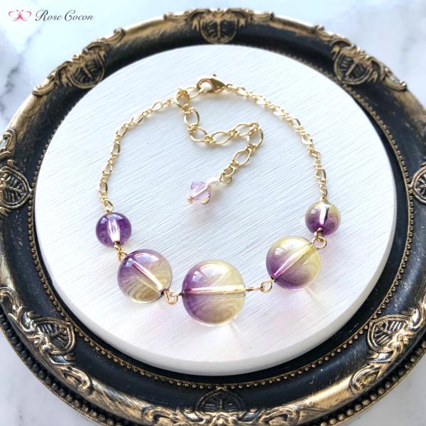 ブレスレット　アクリル　ビジュー　キラキラ　うるうる　グラデーション　シャボン玉風　アクセント　パー...