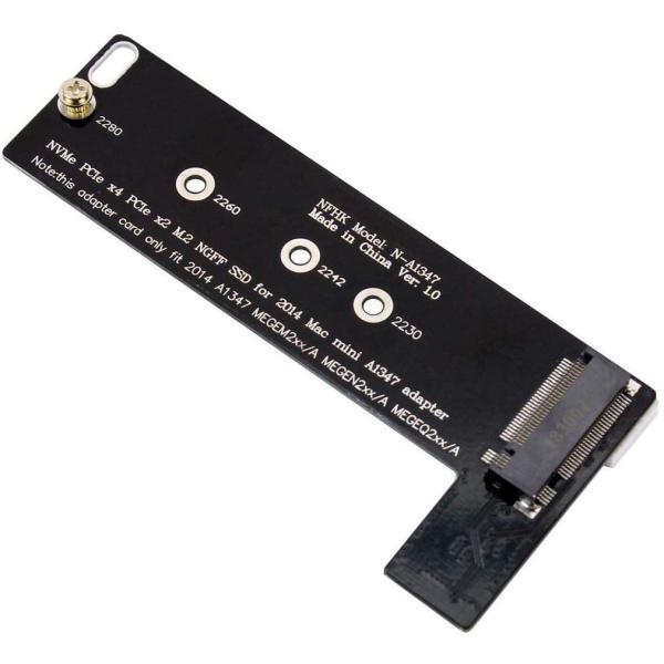 Hodays M.2 NGFF NVMe PCIe x4 SSD → late 2014 版 Mac...