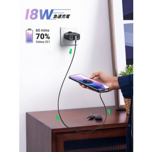 UGREEN USB Type C L字 ケー...の詳細画像1