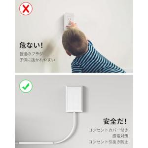 Mscien コンセントカバー 隠し ベビーガ...の詳細画像3
