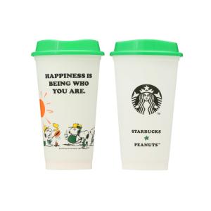 Starbucks リユーザブルカップ オフホワイト PEANUTS Snoopy Brothers...