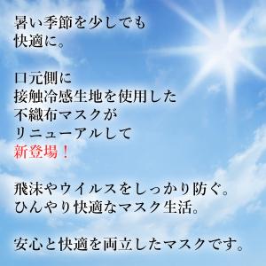 接触冷感ひんやりマスク 7枚入 使い捨て 不織...の詳細画像1