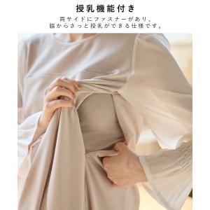 授乳口付きワンピース マタニティワンピース ワ...の詳細画像2