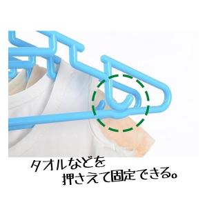 折りたたみ10連ハンガー 子供用ハンガー ハン...の詳細画像3