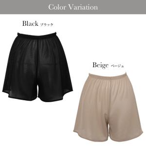 メッシュランジェリー 日本製 ペチコート パン...の詳細画像5