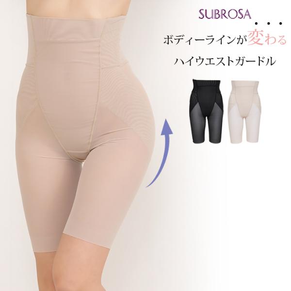 ハイウエスト ロングガードル ヒップアップ ぽっこりお腹 お腹 すっきり ショーツ レディース サポ...