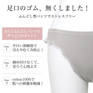 日本製 ふんどしパンツ フリル シンプル そけ...の詳細画像1