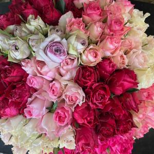 *100本の薔薇の花束*30cm ×100本 ...の詳細画像1