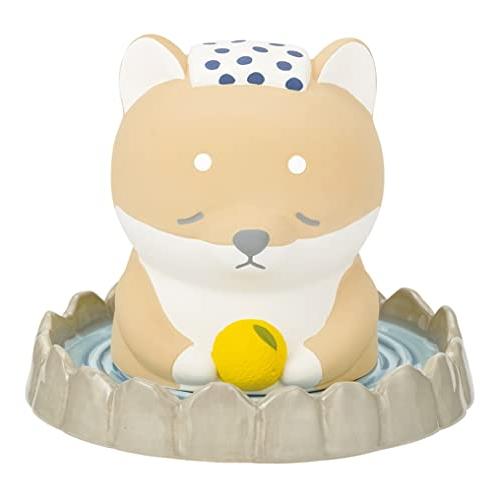 りぶはあと 温泉加湿器 プレミアムねむねむアニマルズ 柴犬のコタロウ ポット本体:W7.5xD7.5...