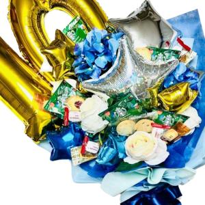 フラワーギフト 誕生日 おしゃれ 枯れない バルーン キャンディ