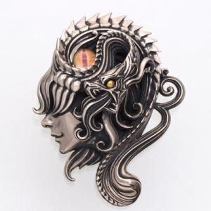 牙狼 GARO 魔戒ノ花 魔導具オルヴァ ブローチ・ペンダント 魔戒騎士クロウ着用 JAP工房 ガロ...