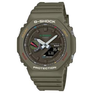 G-ショック G-SHOCK Multi color accentsシリーズ 八角形GA-B2100系 タフソーラー＆スマホリンク 20気圧防水 腕時計 カシオ 国内正規品 GA-B2100FC-3AJF｜roshie