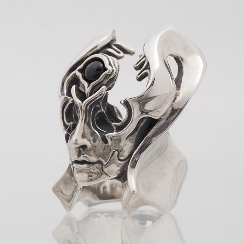 牙狼 GARO 神ノ牙 JINGA 魔導輪アルヴァ リング 魔界騎士神牙着用 シルバー925 JAP...