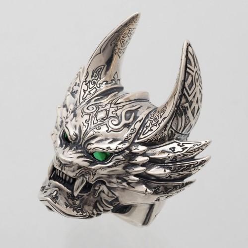 牙狼 GARO 黄金騎士GAROリング シルバー ノーマルver ガロ シルバーグロサリー 正規品 ...