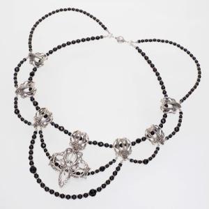 牙狼 GARO 魔戒ノ花 魔戒法師-媚空 劇中着用 七雲 〜7clouds〜 ガロシルバーグロサリー...