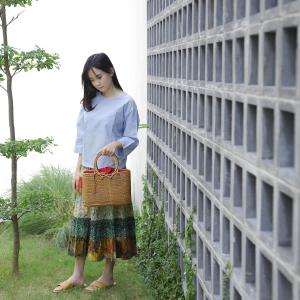 アタバッグ かごバッグ バッグ かご 手編み ...の詳細画像2