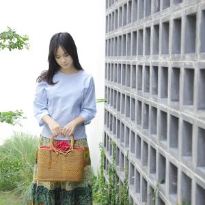 アタバッグ かごバッグ バッグ かご 手編み ...の詳細画像3