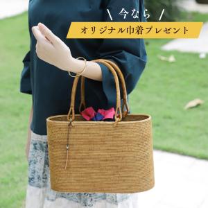 アタバッグ かごバッグ 極細 バッグ かご 手編...の商品画像