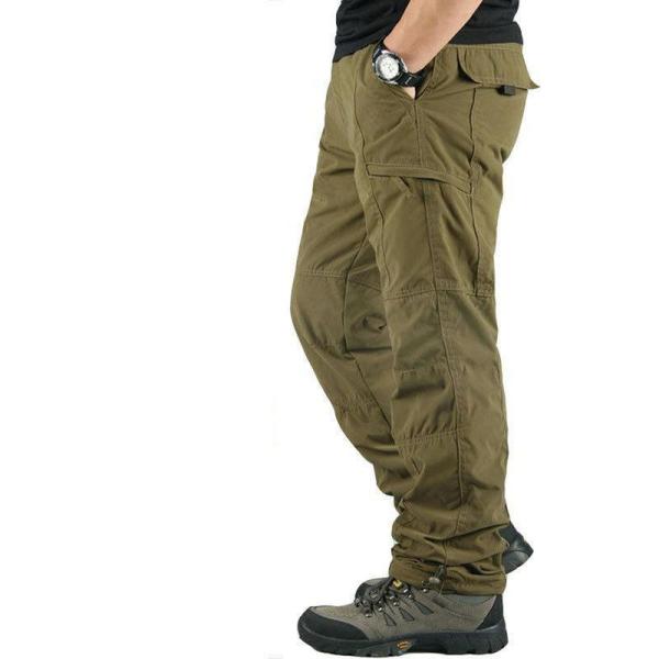 防寒ズボン 暖かい S-5XL メンズ カーゴパンツ ストレートパンツ 冬用 裏ボア ロングパンツ ...