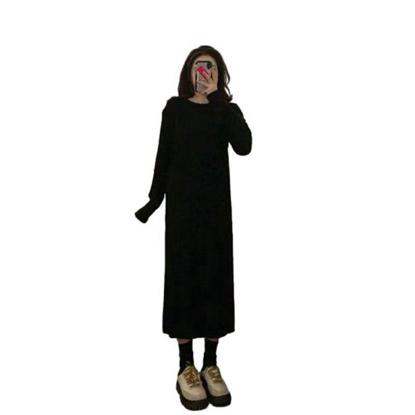 ニットワンピース ミニワンピ レディースドレス 春服 秋着 冬服 長袖 スウェット セーター セクシ...