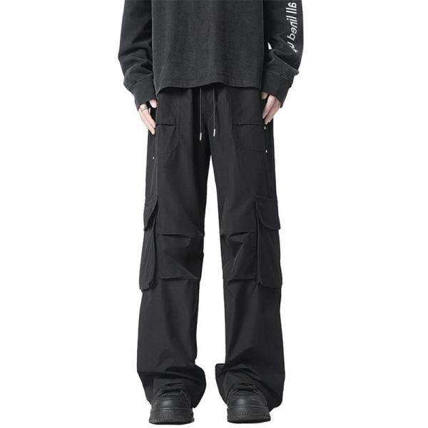 カーゴパンツ マルチポケット ワーク メンズチノパンツ 春秋用 ファッション カジュアル ボトムス ...