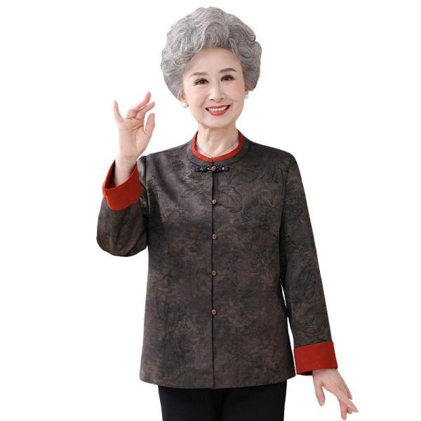 ジャケット レディース アウター 花柄 プリント チャイナ風 レトロ風 チャイナ服 大きいサイズ フ...