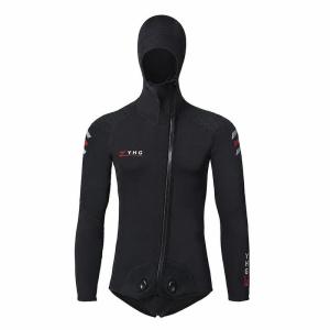 ウェットスーツ 3mm フード付き ジャケット メンズ レディース フロントジップ ネオプレン 長袖 保温 防寒 日焼け防止 ダイビング