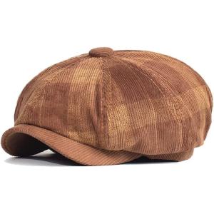 大きいサイズ ハンチング帽子 メンズ レディース キャスケット カーキ タツイード ヘービーシャープ...