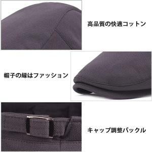 ファッションメンズフラットキャップ 余暇メンズ...の詳細画像3