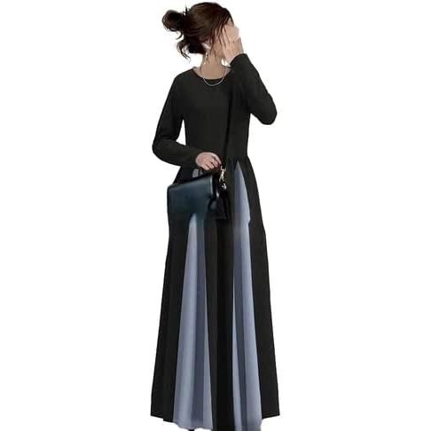 ワンピース レディース 和風 無地 体型カバー カジュアル きれいめ 着痩せ お出かけ 通勤 春秋冬