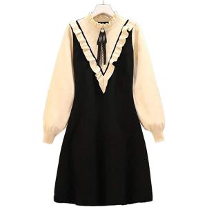 ラージサイズ 婦人服 秋冬 ニュースタイル ファットシスター ルーズ ベーススカート スリム コアス...