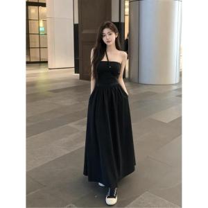 ベアトップ ワンピース ロング チューブトップ...の詳細画像1