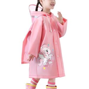 可愛いレインコート キッズ ランドセル対応 レインポンチョ 視認性 雨具 男の子 撥水 合羽 女の子...