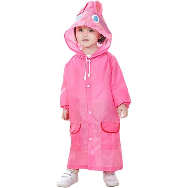 レインコート キッズ かわいい 動物 ポケット付き 可愛い スナップボタン ボーイズ ガールズ レイ...