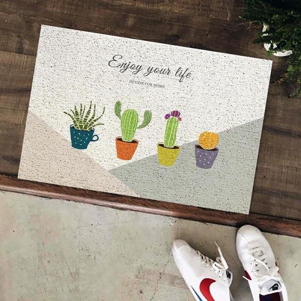 カーペット 玄関マット 屋外 北欧 洗える 滑り止め ココ 外用 風水 80*120cm 大判 泥落...