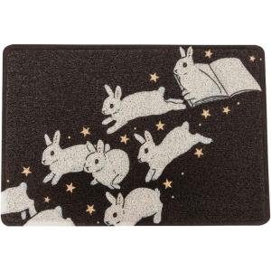 屋外用 うさぎ柄 玄関マット エントランスマット 泥落とし 屋外 ドアマット 大きいサイズ おしゃれ...