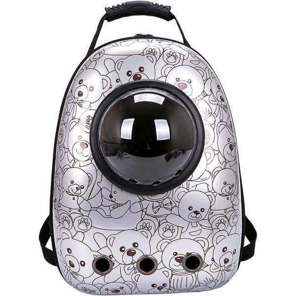 ペット キャリー リュック 猫 プラスチック 宇宙船 模様 カプセル F ペット バッグ 猫用 犬用...