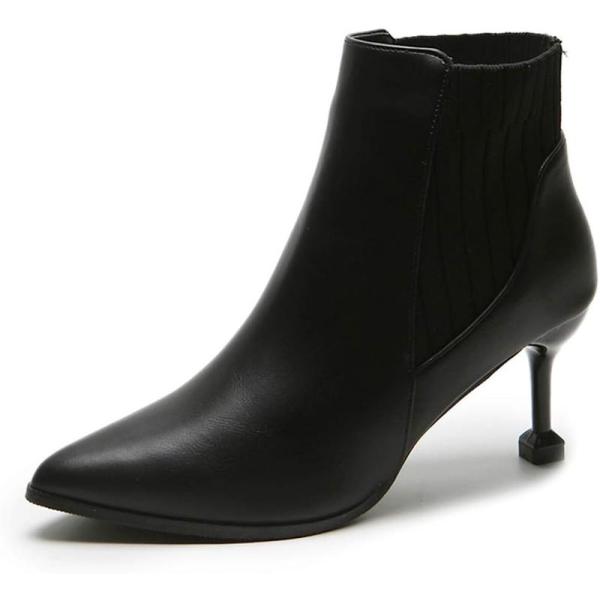 5cm 7cm ハイヒール ブーツ ブーティ レディース ショート丈 小さいサイズ 大きいサイズ 異...