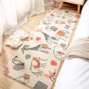 シャギーラグ 子供部屋 洗える 長方形 ベッドル...の商品画像