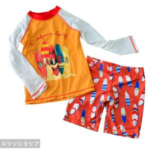 ロツソシヨツプ 子供水着 男の子 ラッシュガード