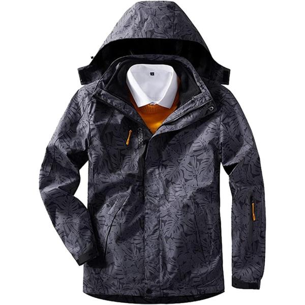 アウトドアジャケット レディース マウンテンパーカー メンズ 防風コート 登山服 保温 登山ジャケッ...